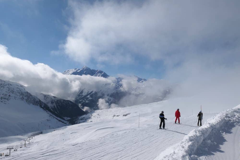Wintersport in Frankrijk: la Rosiere met bergen en piste