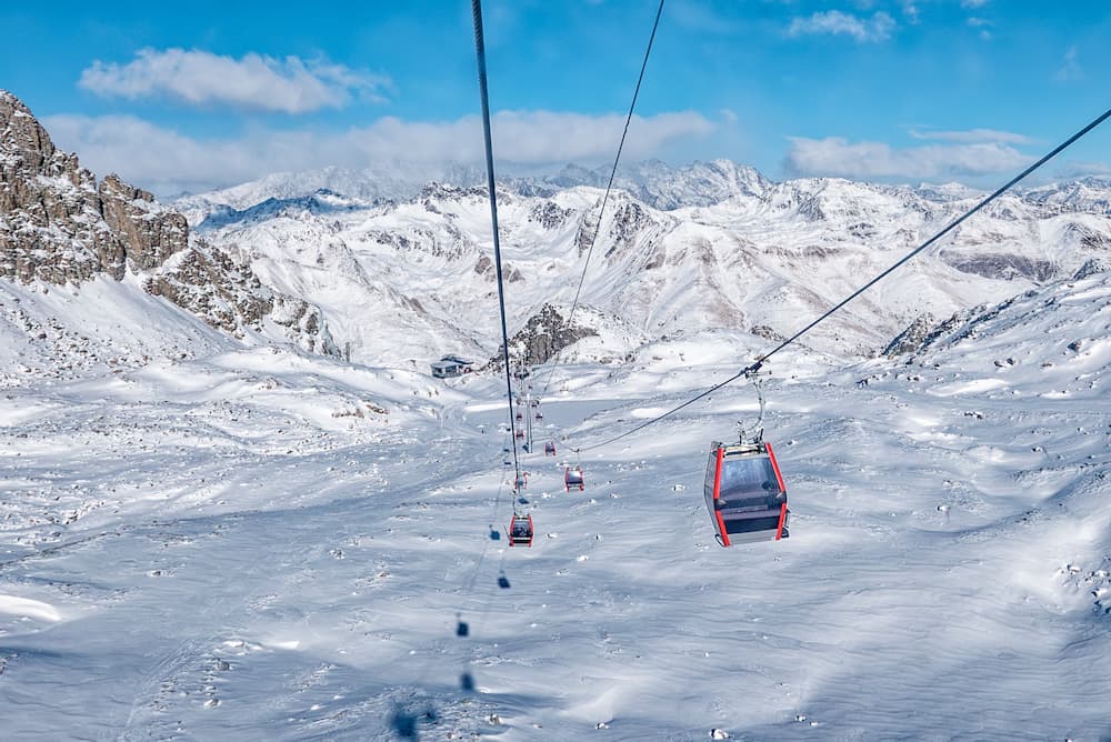 Passo Tonale ski resort Ponte di Legno - Tonale in Italië