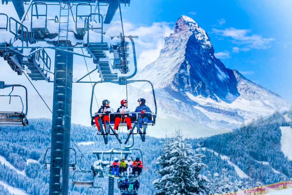 Wintersport Zwitserland Matterhorn