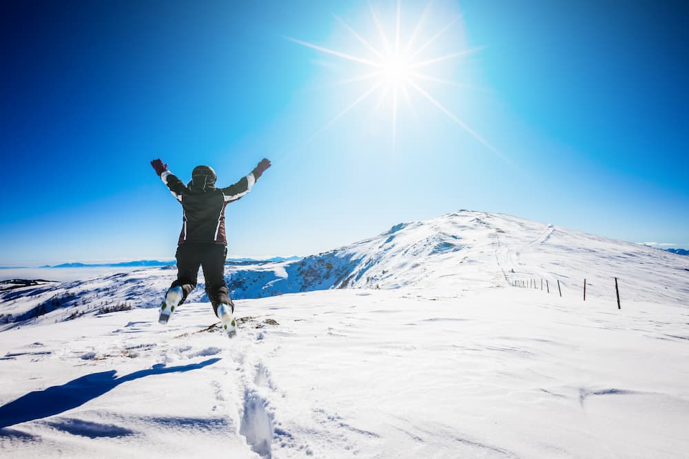 Wintersport in Bad Kleinkirchheim in Oostenrijk: piste
