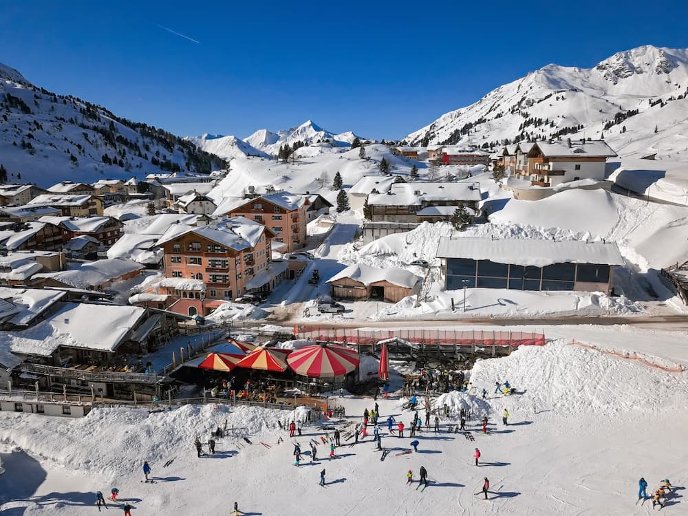 Wintersport in Oostenrijk: Salzburgerland Obertauern dorp