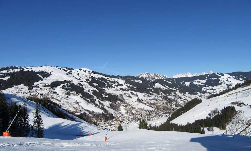wintersport in Oostenrijk: Hinterglemm pistes