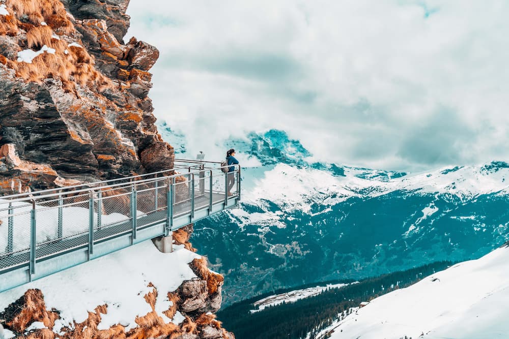 First Cliff Walk in Grindelwald in Jungfrau Region