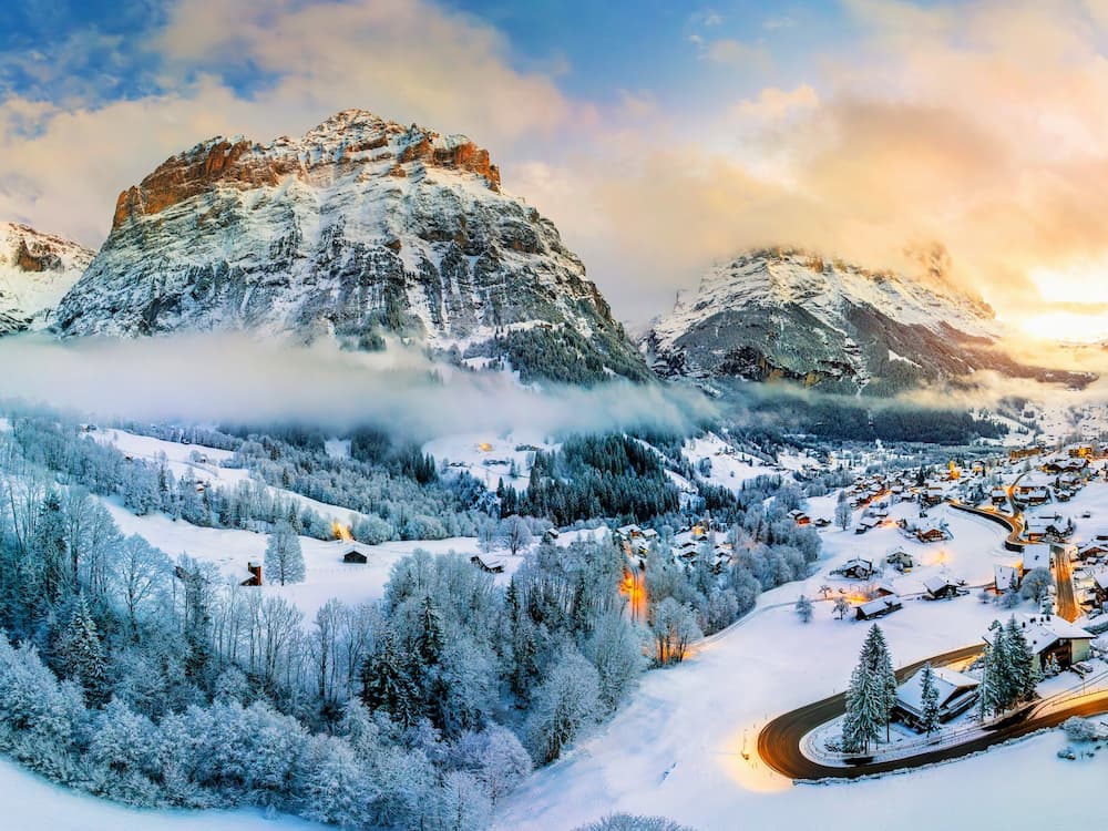 Grindelwald in Zwitserland: bergen