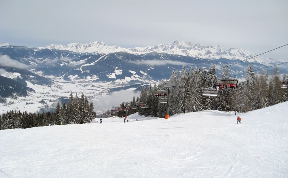 Wintersport in Wagrain in Oostenrijk: pistes