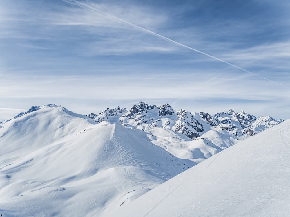 Wintersport in Serre Chevalier in Frankrijk: piste en bergen