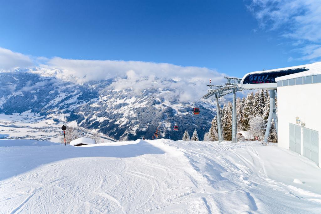 skigebied zillertal arena tirol oostenrijk
