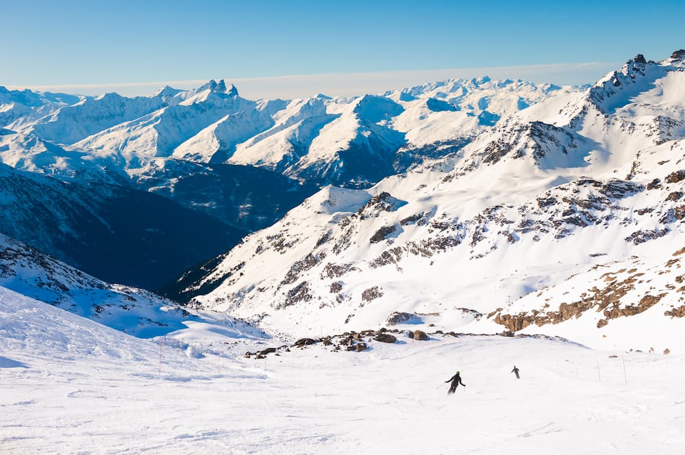 Wintersport Frankrijk Les Trois Vallees Val Thorens in de Franse Alpen
