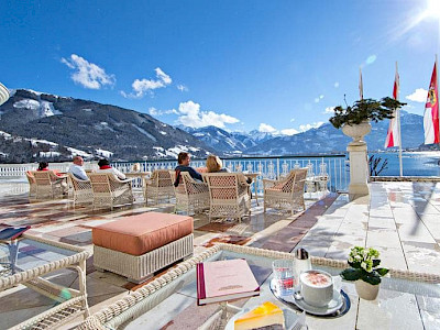 Grand Hotel Zell am See Oostenrijk terras