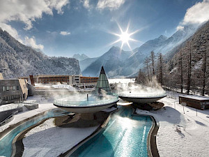 Hotel Aqua Dome Therme Oostenrijk buitenzwembad