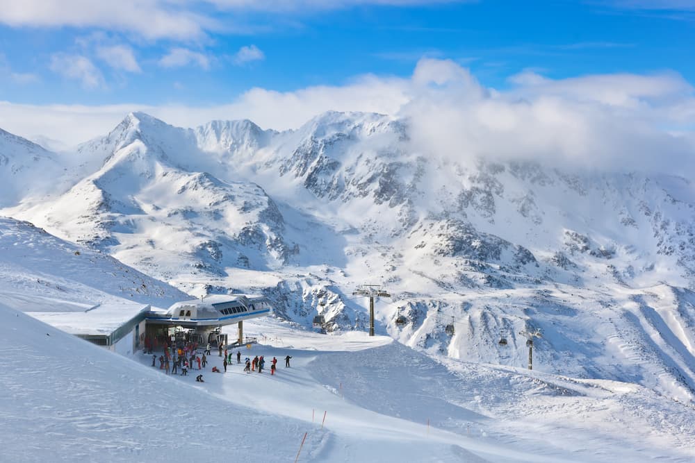 Wintersport in Oostenrijk: S&ouml;lden in het &Ouml;tztal met bergen en pistes